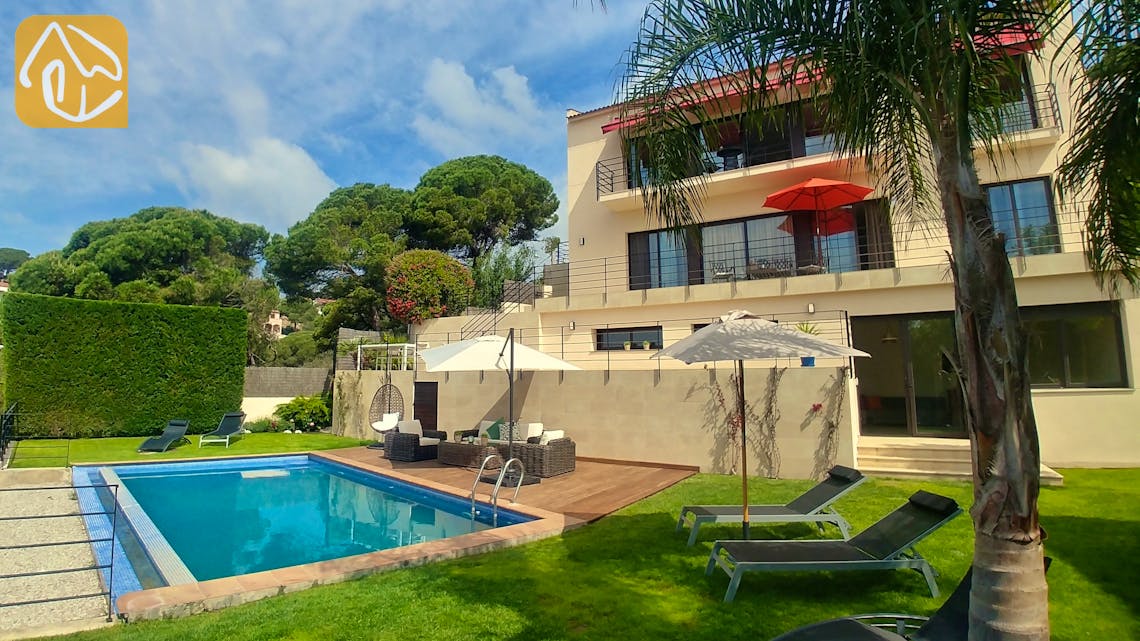 Ferienhäuser Costa Brava Spanien - Villa Dulcinea - Villa Außenbereich