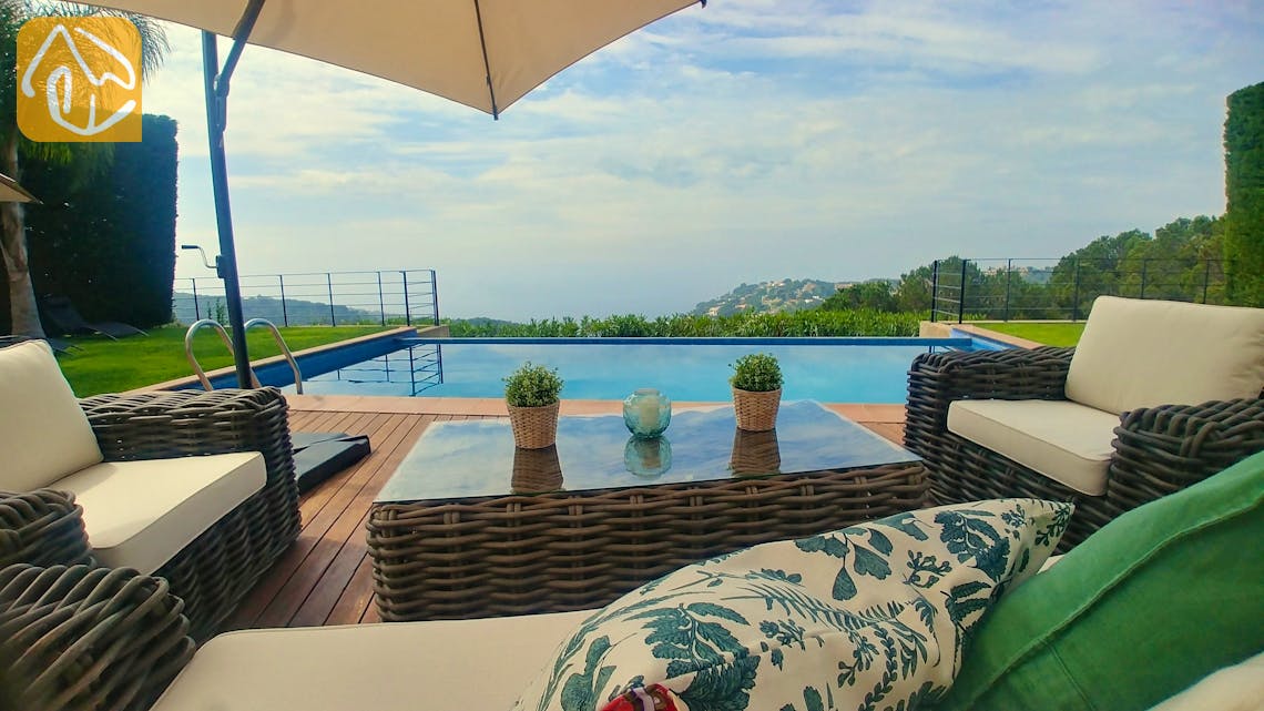 Casas de vacaciones Costa Brava España - Villa Dulcinea - Sala de estar