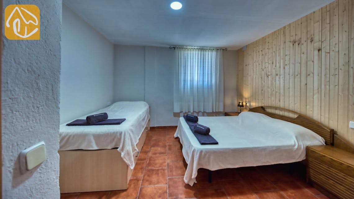 Villas de vacances Costa Brava Espagne - Villa Pilarillo - Chambre a coucher