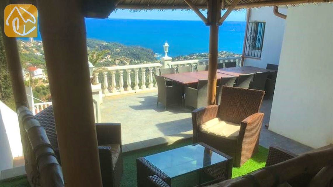 Ferienhäuser Costa Brava Spanien - Villa Promessa - Terrasse