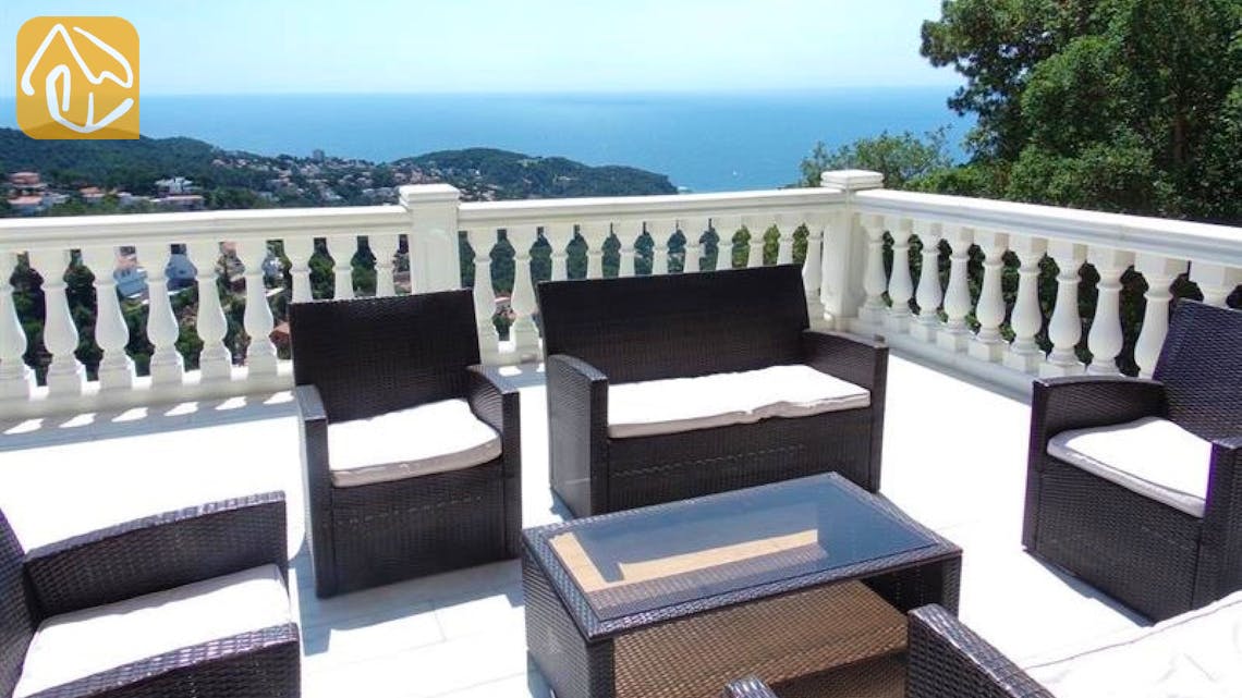 Holiday villas Costa Brava Spain - Villa Promessa - Terrace