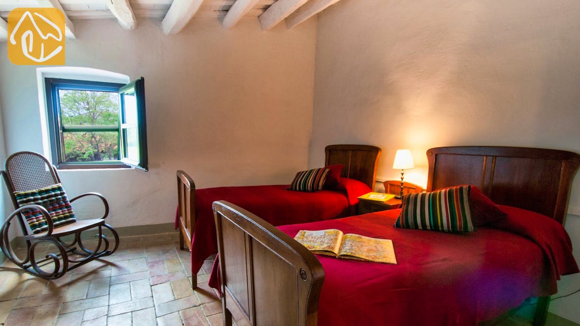 Ferienhäuser Costa Brava Countryside Spanien - Can Amarillo - Schlafzimmer