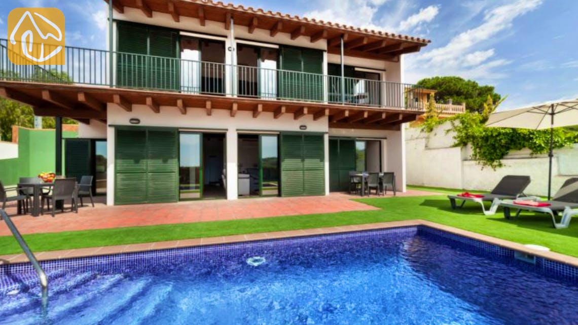 Casas de vacaciones Costa Brava España - Villa Castello - Afuera de la casa