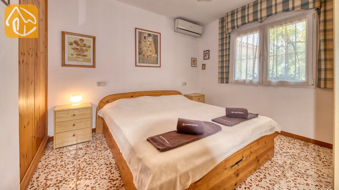Villas de vacances Costa Brava Espagne - Villa La Flor - Chambre a coucher