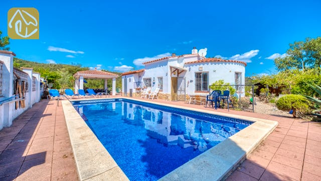Casas de vacaciones Costa Brava España - Villa La Flor - Piscina