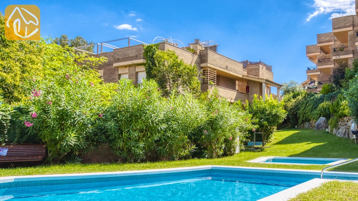 Casas de vacaciones Costa Brava España - Apartment Monaco - Communal pool