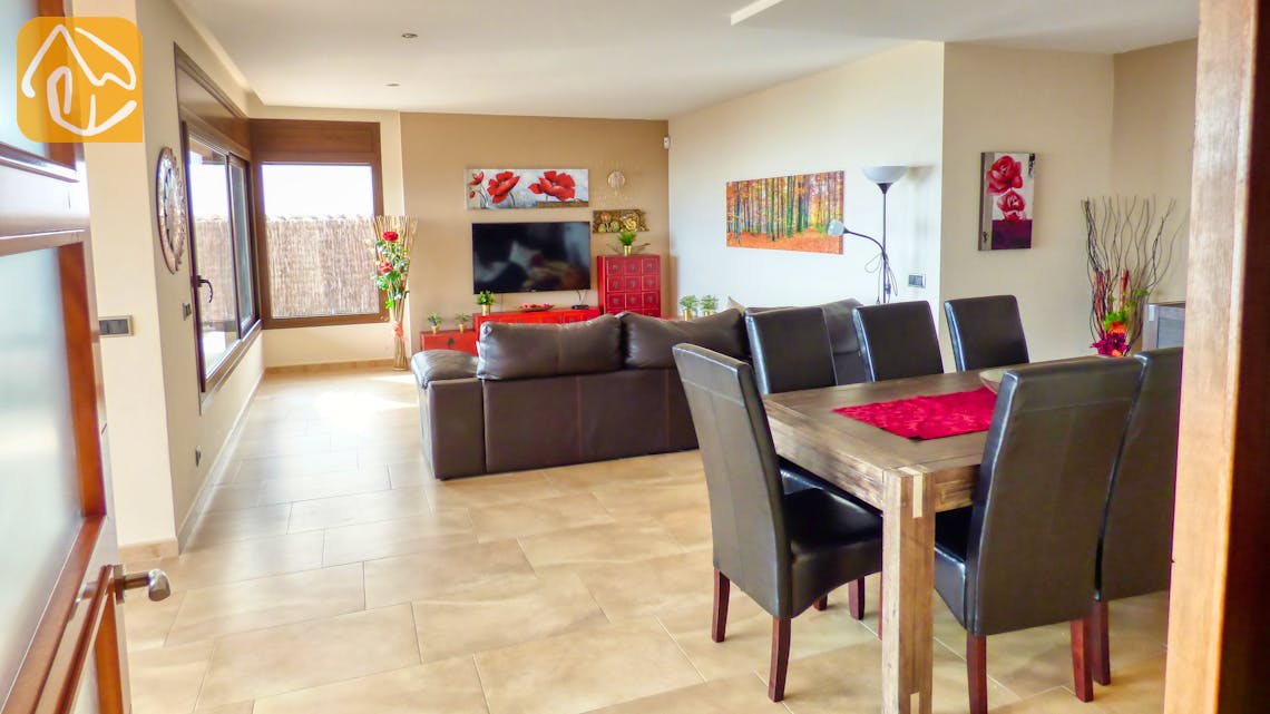 Ferienhäuser Costa Brava Spanien - Villa Onyx - Wohnbereich