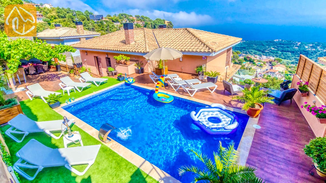 Ferienhäuser Costa Brava Spanien - Villa Onyx - Villa Außenbereich