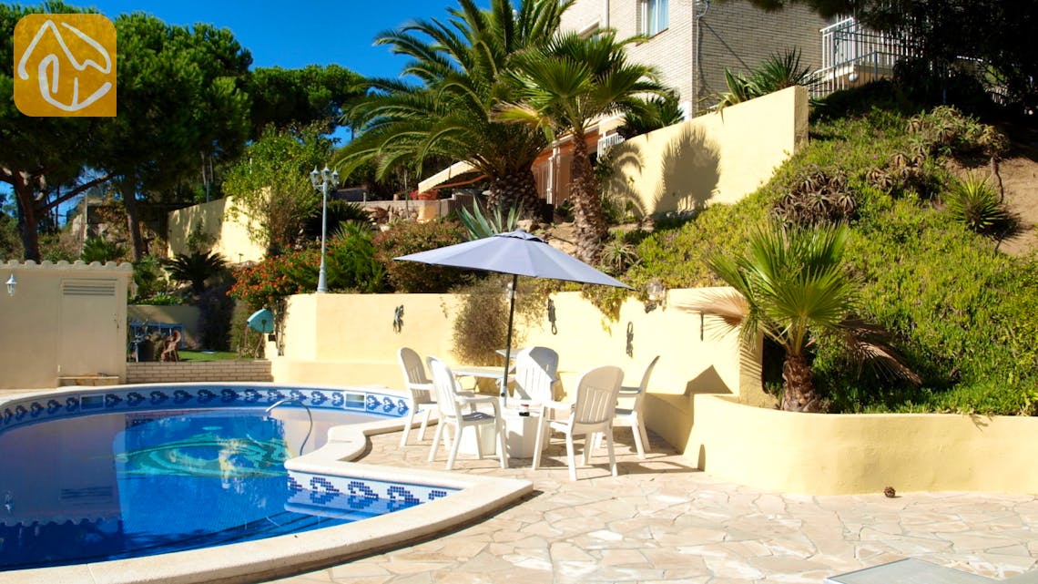 Ferienhäuser Costa Brava Spanien - Villa Dolphina - Terrasse