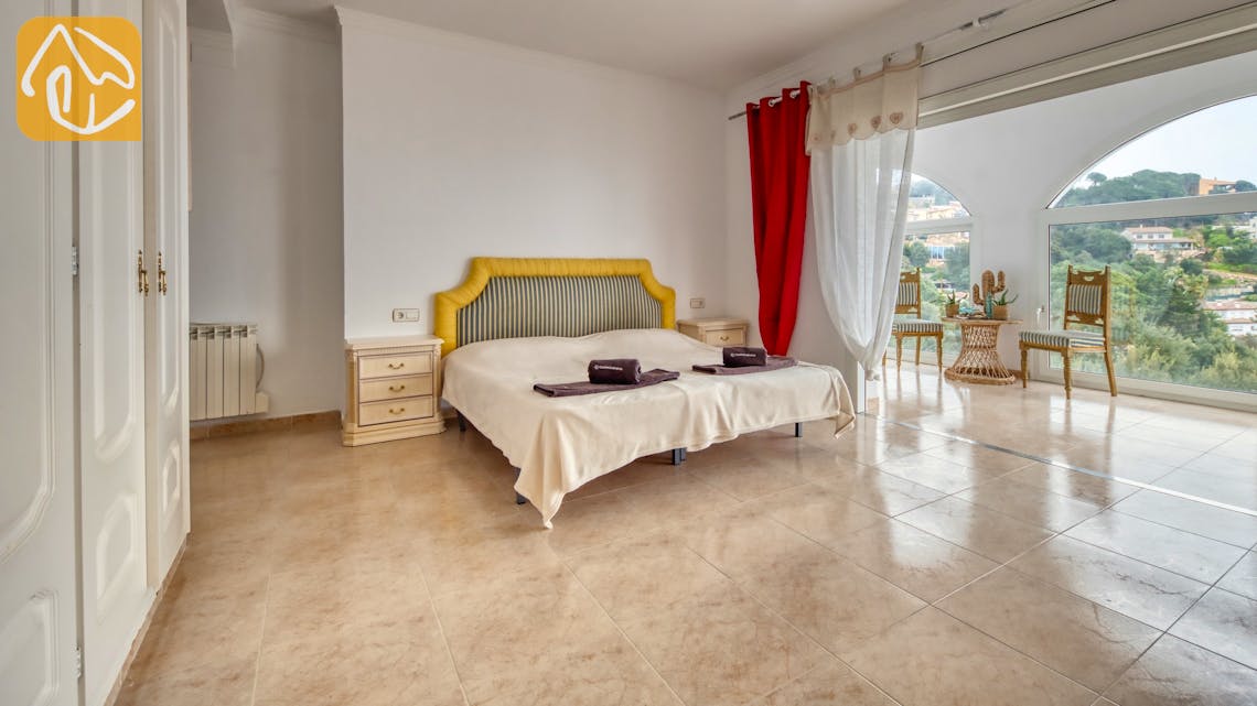 Casas de vacaciones Costa Brava España - Villa Sunrise - Dormitorio