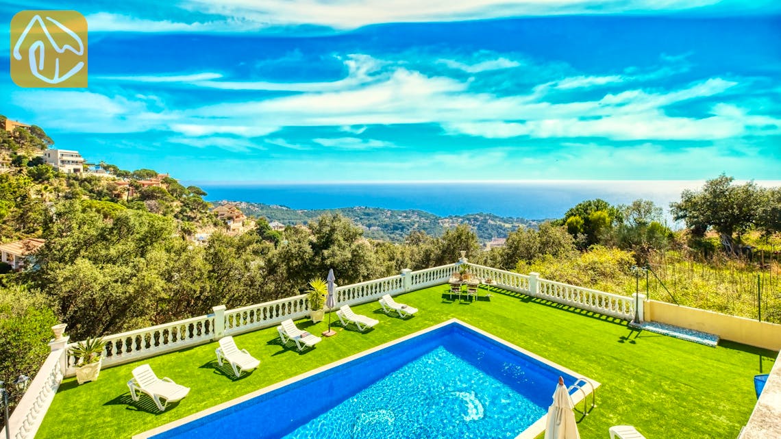 Ferienhäuser Costa Brava Spanien - Villa Sunrise - Eine der Aussichten