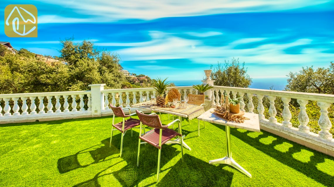 Villas de vacances Costa Brava Espagne - Villa Sunrise - une des vues