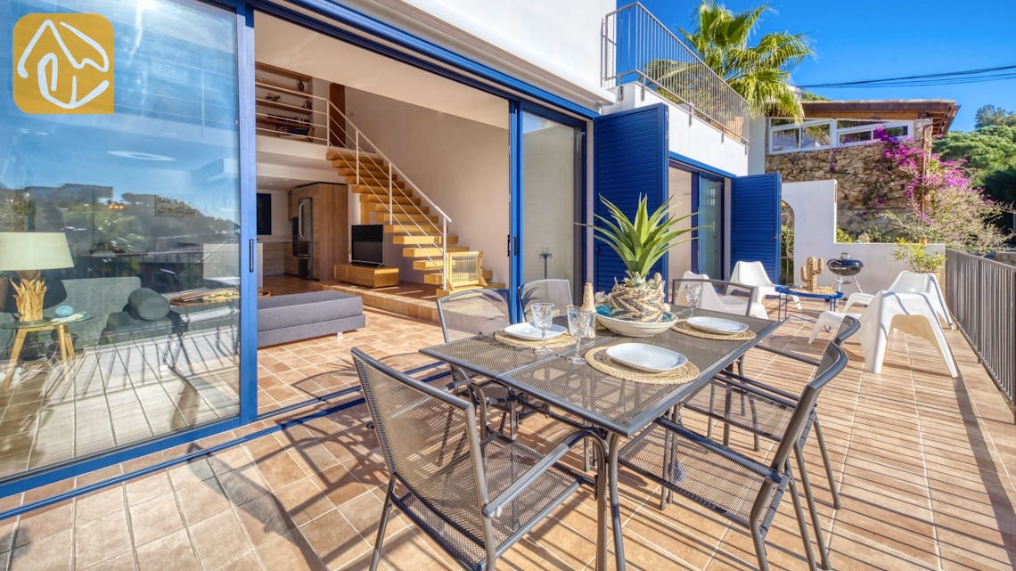 Ferienhäuser Costa Brava Spanien - Casa AdoRa - Terrasse
