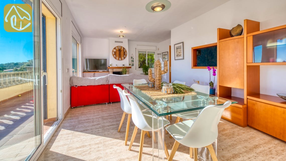 Vakantiehuizen Costa Brava Spanje - Villa Holiday - Diner zone
