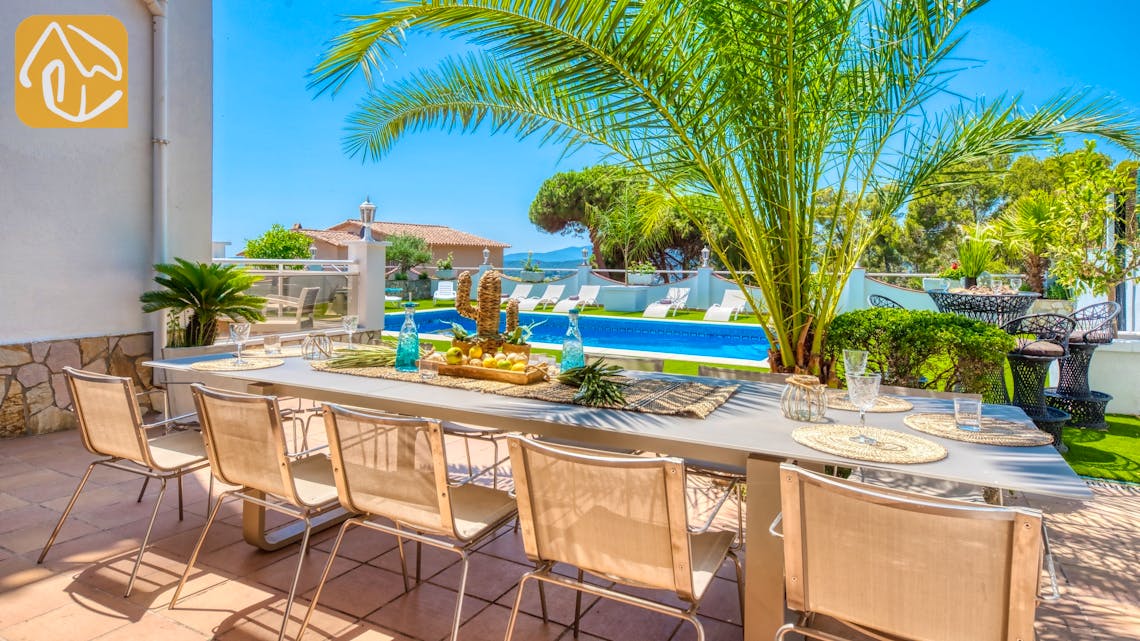 Ferienhäuser Costa Brava Spanien - Villa Maribel - Essbereich