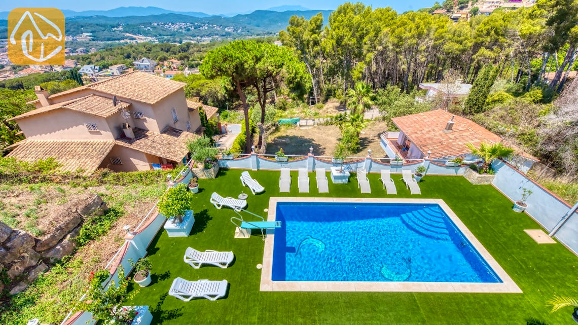 Ferienhäuser Costa Brava Spanien - Villa Maribel - Villa Außenbereich
