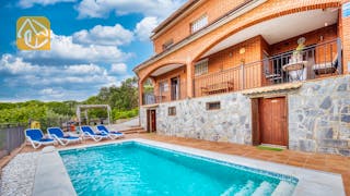 Ferienhäuser Costa Brava Spanien - Villa Verger - Sonnenliegen