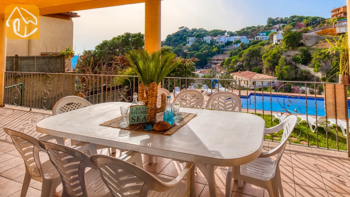Ferienhäuser Costa Brava Spanien - Villa Marysol - Terrasse
