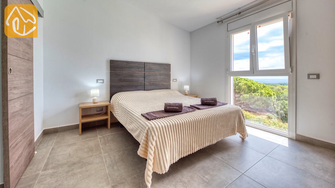 Casas de vacaciones Costa Brava España - Villa BellaVista - Dormitorio