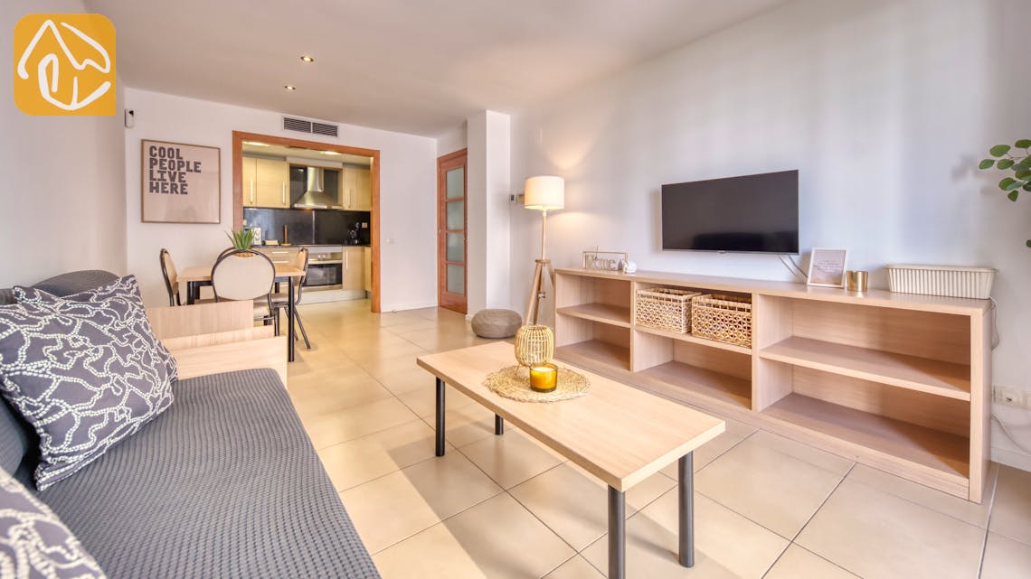 Holiday villas Costa Brava Spain - Apartment Gaudi - Living area