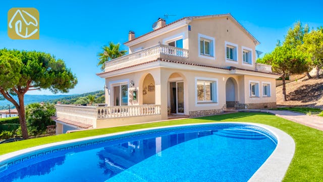 Casas de vacaciones Costa Brava España - Villa Ibiza - Afuera de la casa