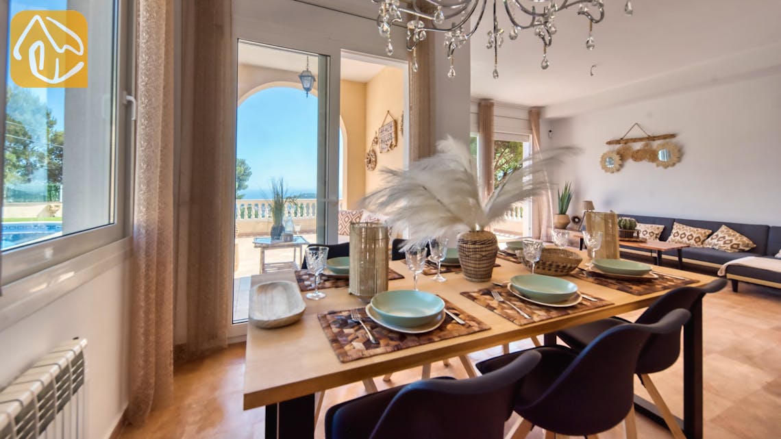 Casas de vacaciones Costa Brava España - Villa Ibiza - Zona de comer