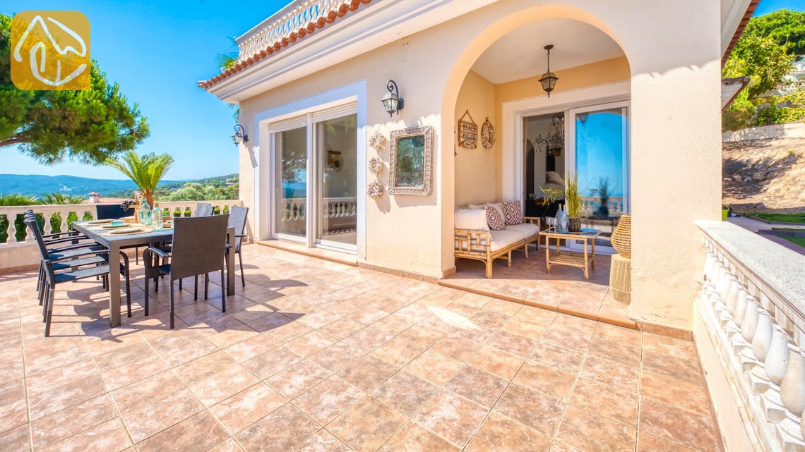 Casas de vacaciones Costa Brava España - Villa Ibiza - Terraza