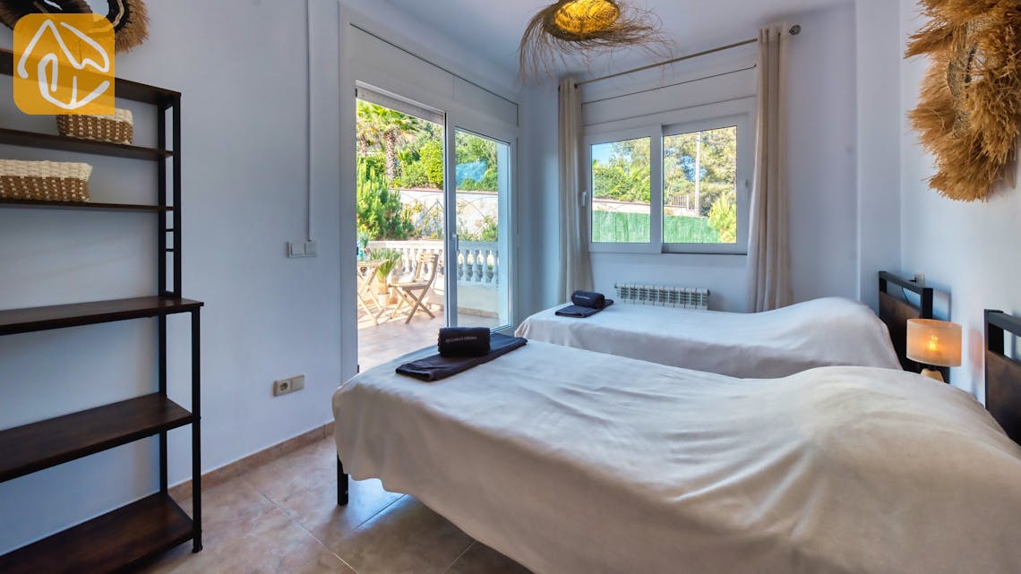 Casas de vacaciones Costa Brava España - Villa Ibiza - Dormitorio