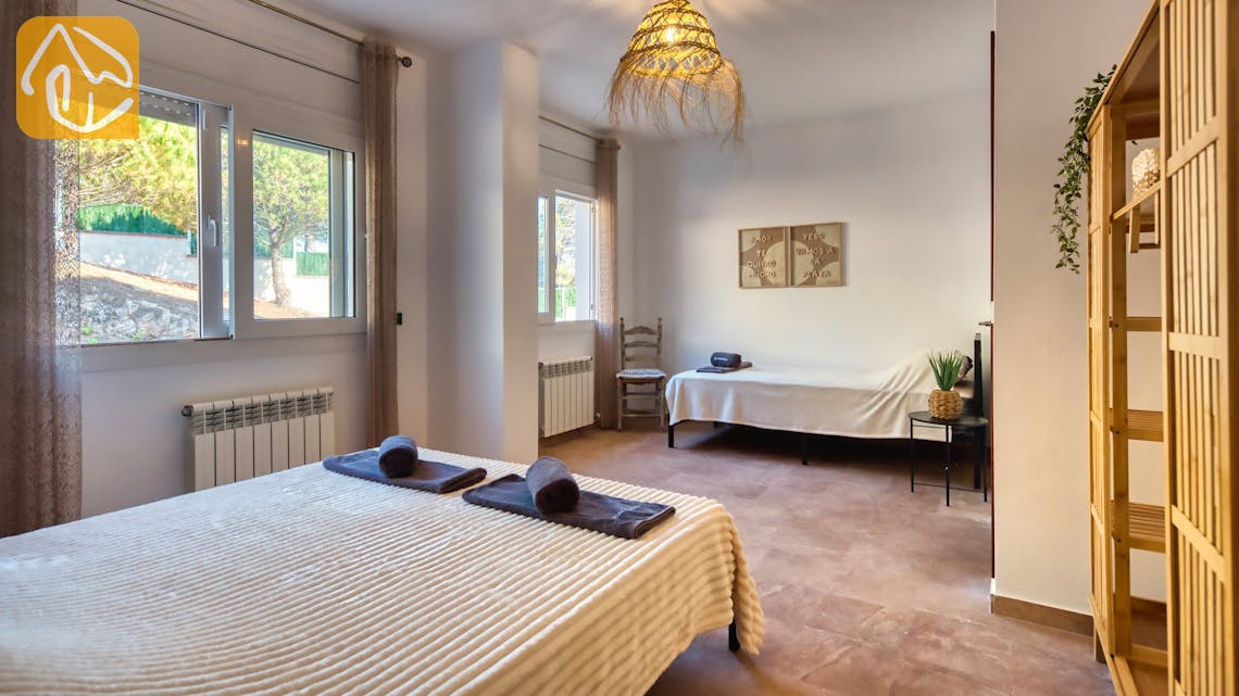 Casas de vacaciones Costa Brava España - Villa Ibiza - Dormitorio